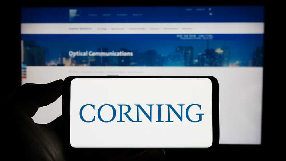 Corning, Inc_ logo and website-by T_Schneoder via Shutterstock